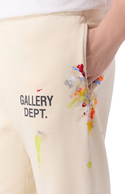 Хлопковые джоггеры GALLERY DEPT. кремового цвета по цене 74750 руб., арт. EN-2130, фото 5 Хлопковые джоггеры GALLERY DEPT., арт. EN-2130, фото 5