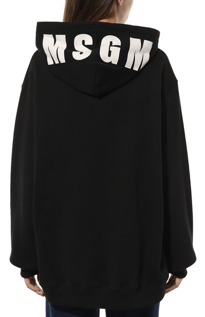 Хлопковое худи MSGM, арт. 2000MDM535 200001, фото 4