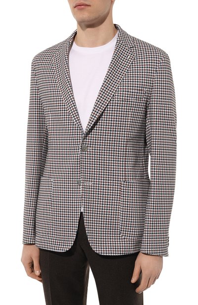 Хлопковый пиджак BOSS, арт. 50484784, фото 3