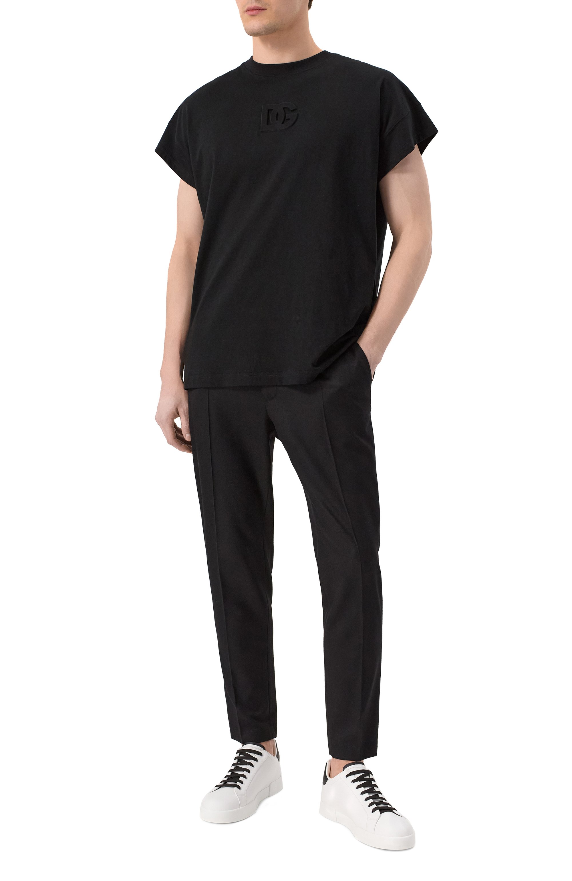 Хлопковая футболка DOLCE & GABBANA, арт. G8SN4Z/G702T, фото 2