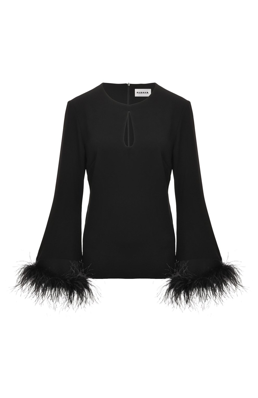 Блузка с отделкой перьями P.A.R.O.S.H., арт. D313048P, фото 1