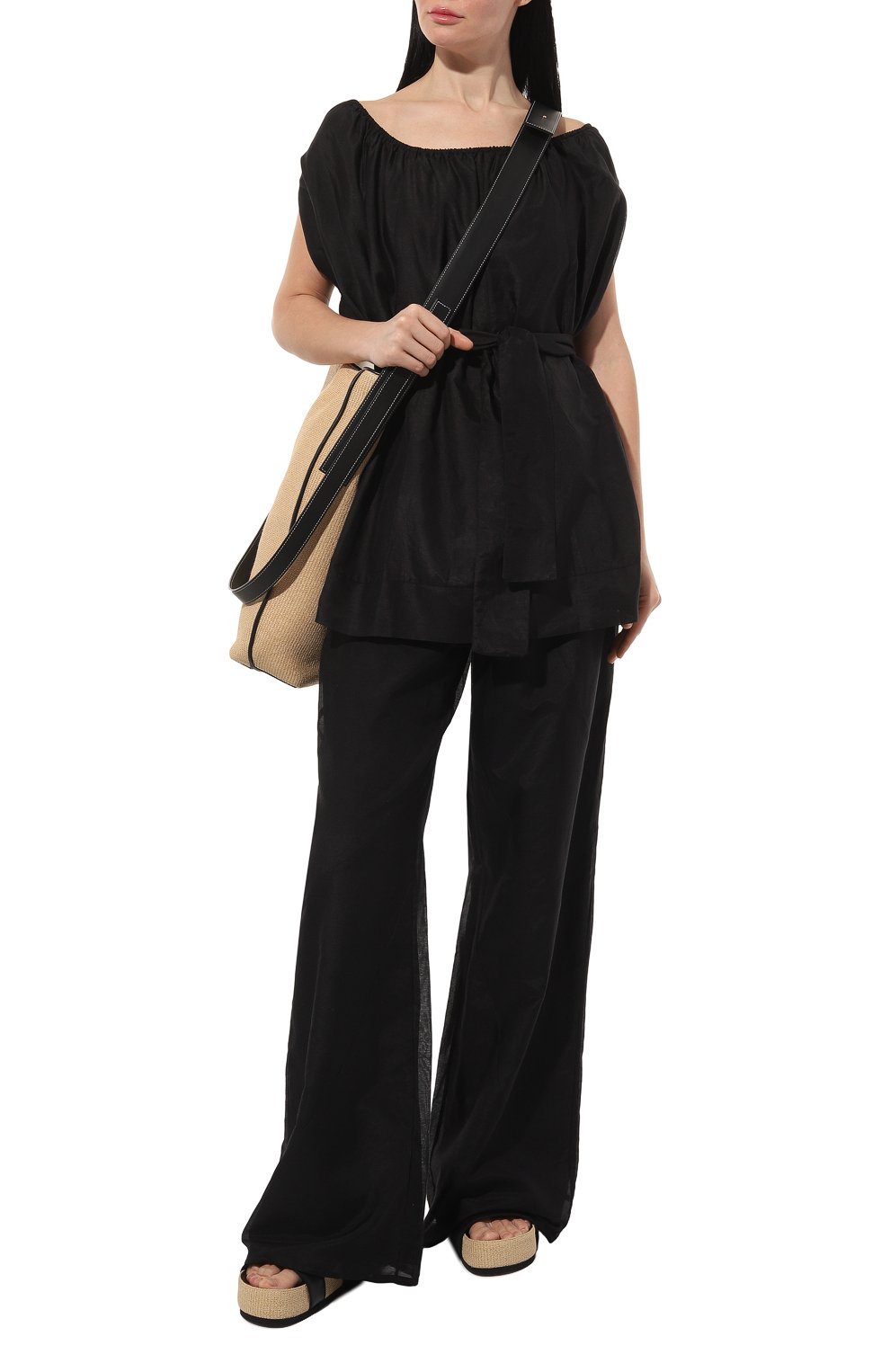 Топ из хлопка и шелка LILA EUGENIE, арт. 2417, фото 2