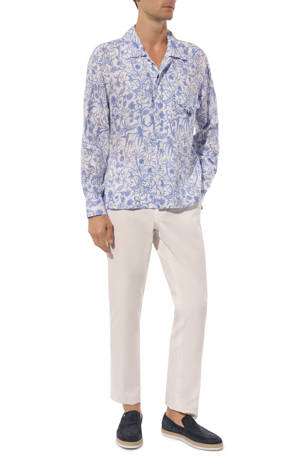 Льняная рубашка KITON, арт. UMC030H08902, фото 2