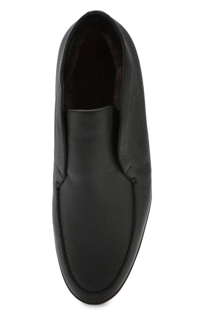 Кожаные ботинки open walk  с внутренней меховой отделкой LORO PIANA, арт. FAI5538, фото 5