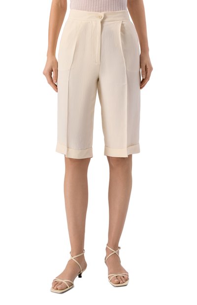 Шорты из вискозы и льна ANTONELLI FIRENZE, арт. Q8865/935, фото 3