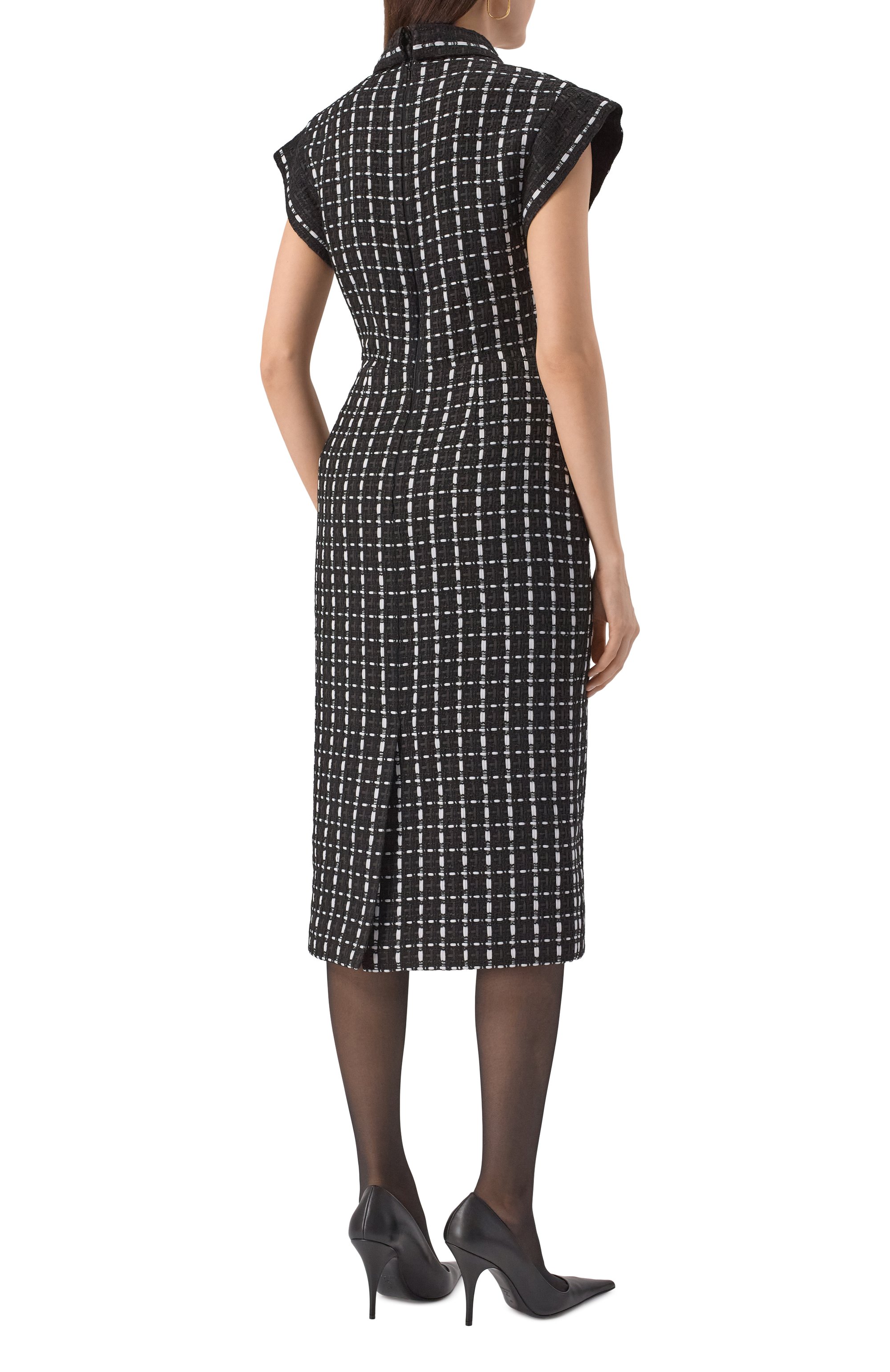 Твидовое платье ELIE SAAB, арт. D0769NP25/TW007, фото 4