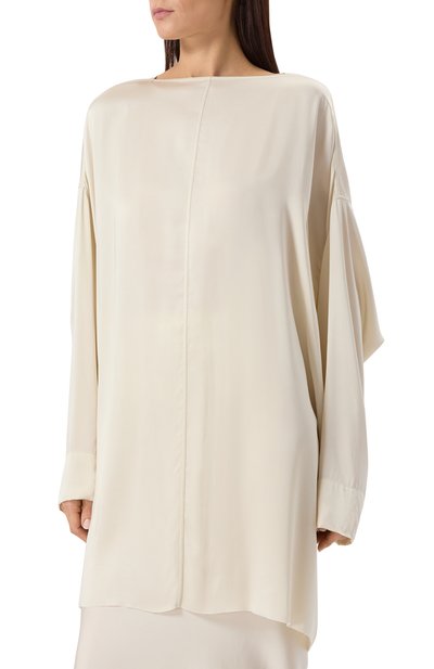 Атласная туника RICK OWENS, арт. R001E7599/SCH, фото 3