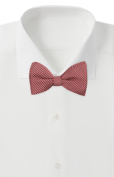 Галстук-бабочка из шелка и хлопка LANVIN, арт. 2133/B0W TIE, фото 2
