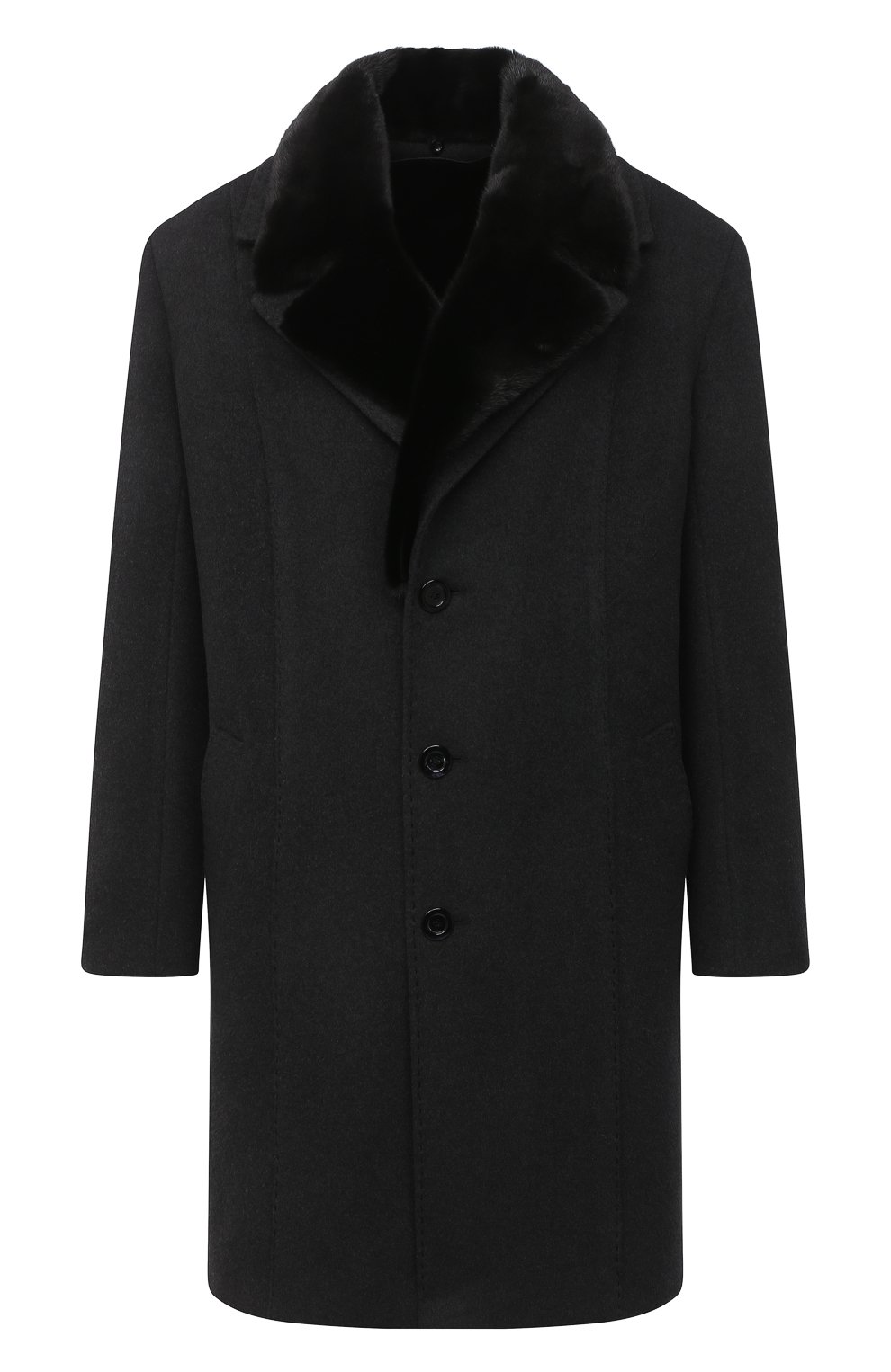 Кашемировое пальто с воротником из норки VICTORIA KUSENKOVA, арт. 719111510544, фото 1