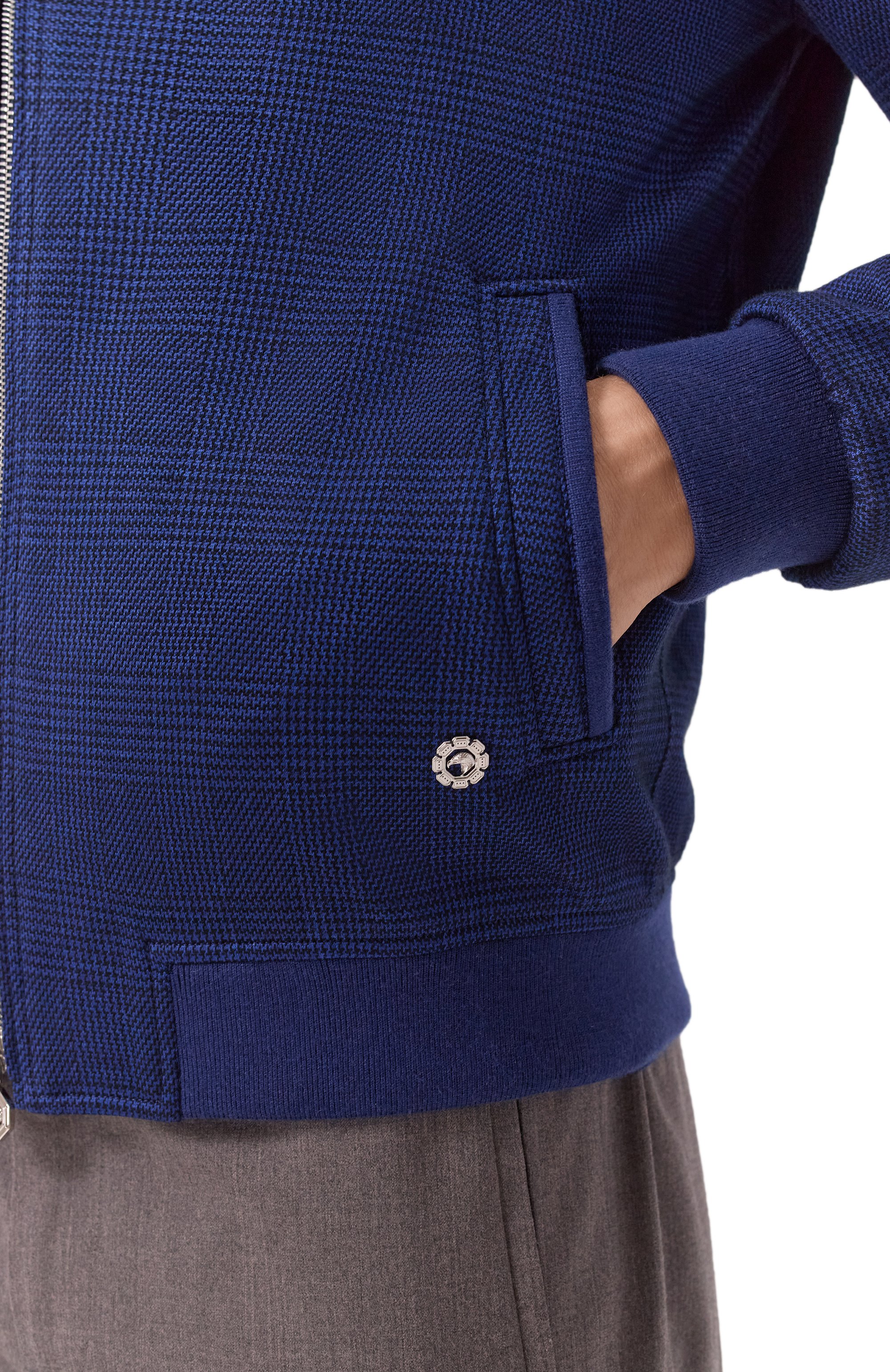 Бомбер из шерсти и шелка STEFANO RICCI, арт. MDJ5100381/DN25HA, фото 5