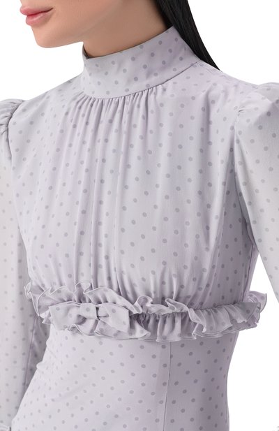 Шелковое платье ALESSANDRA RICH, арт. FABX4302/F4686, фото 4