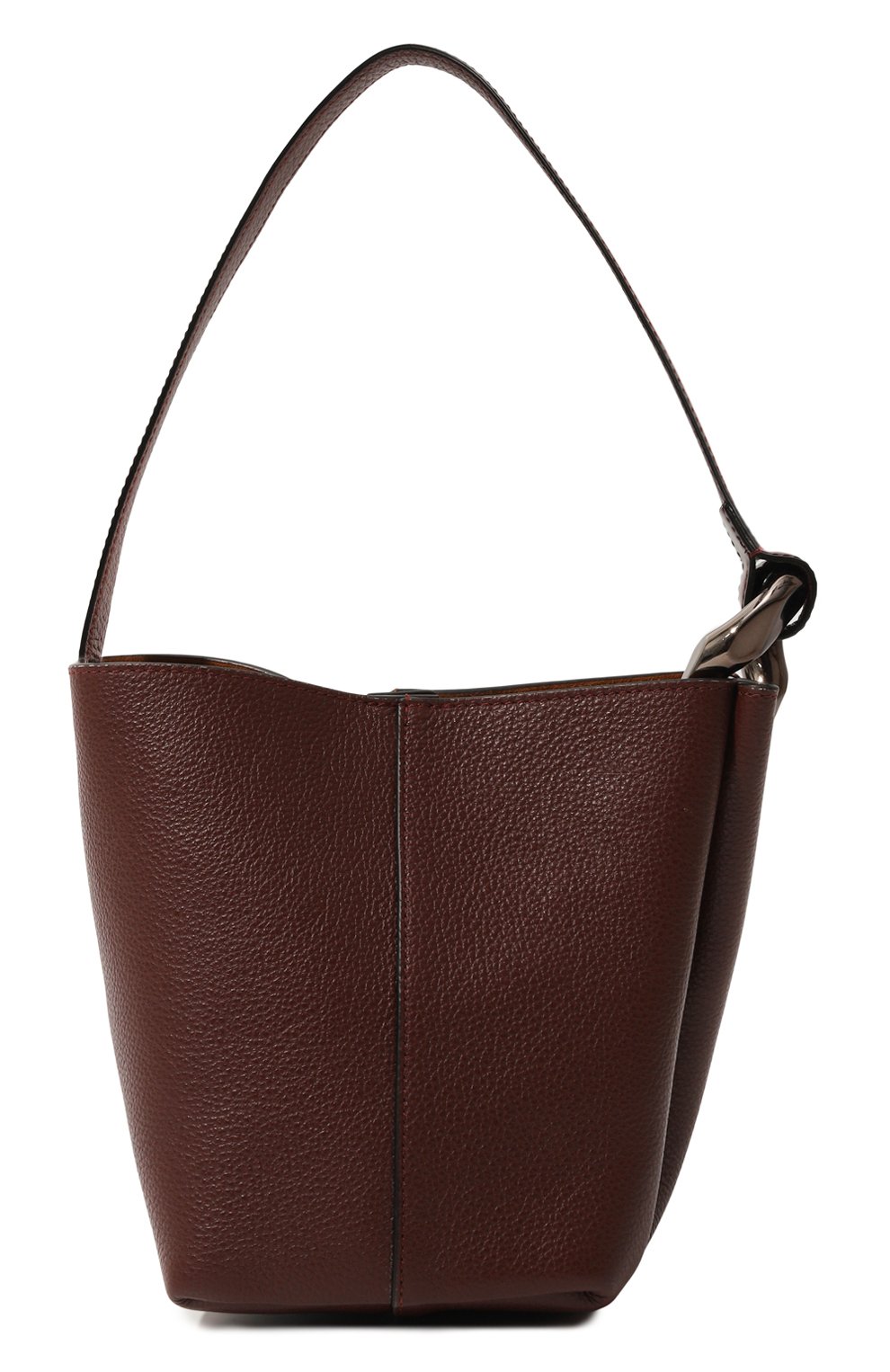 Сумка corner bucket small JW ANDERSON бордового цвета по цене 49950 руб., арт. HB0664/LA0349, фото 6 Сумка corner bucket small JW ANDERSON, арт. HB0664/LA0349, фото 6