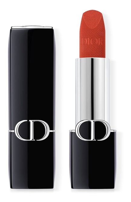 Помада для губ с вельветовым финишем rouge dior, оттенок 840 лучистый (3,5g) DIOR  цвета, арт. C035600840 | Фото 1 (Региональные ограничения белый список (Axapta Mercury): Не проставлено; Финишное покрытие: Матовый; Нос: Не проставлено)