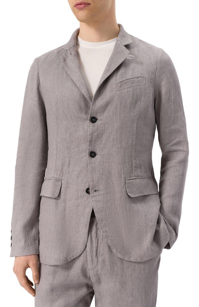 Льняной пиджак HANNES ROETHER, арт. SCHU32MANN.6048/, фото 4