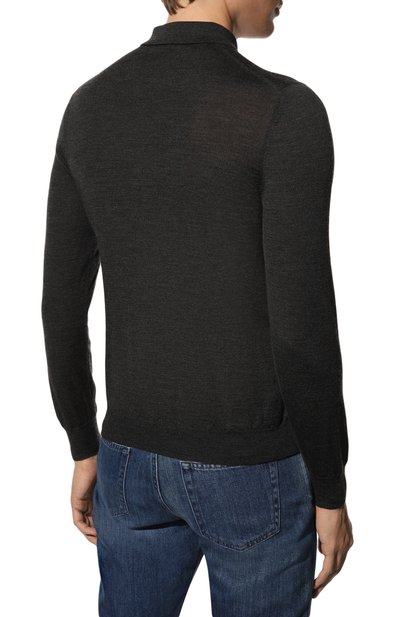 Поло из шерсти и шелка GRAN SASSO, арт. 57132/13190, фото 4