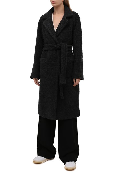 Пальто GANNI темно-серого цвета по цене 45850 руб., арт. F6258, фото 3 Пальто GANNI, арт. F6258, фото 3