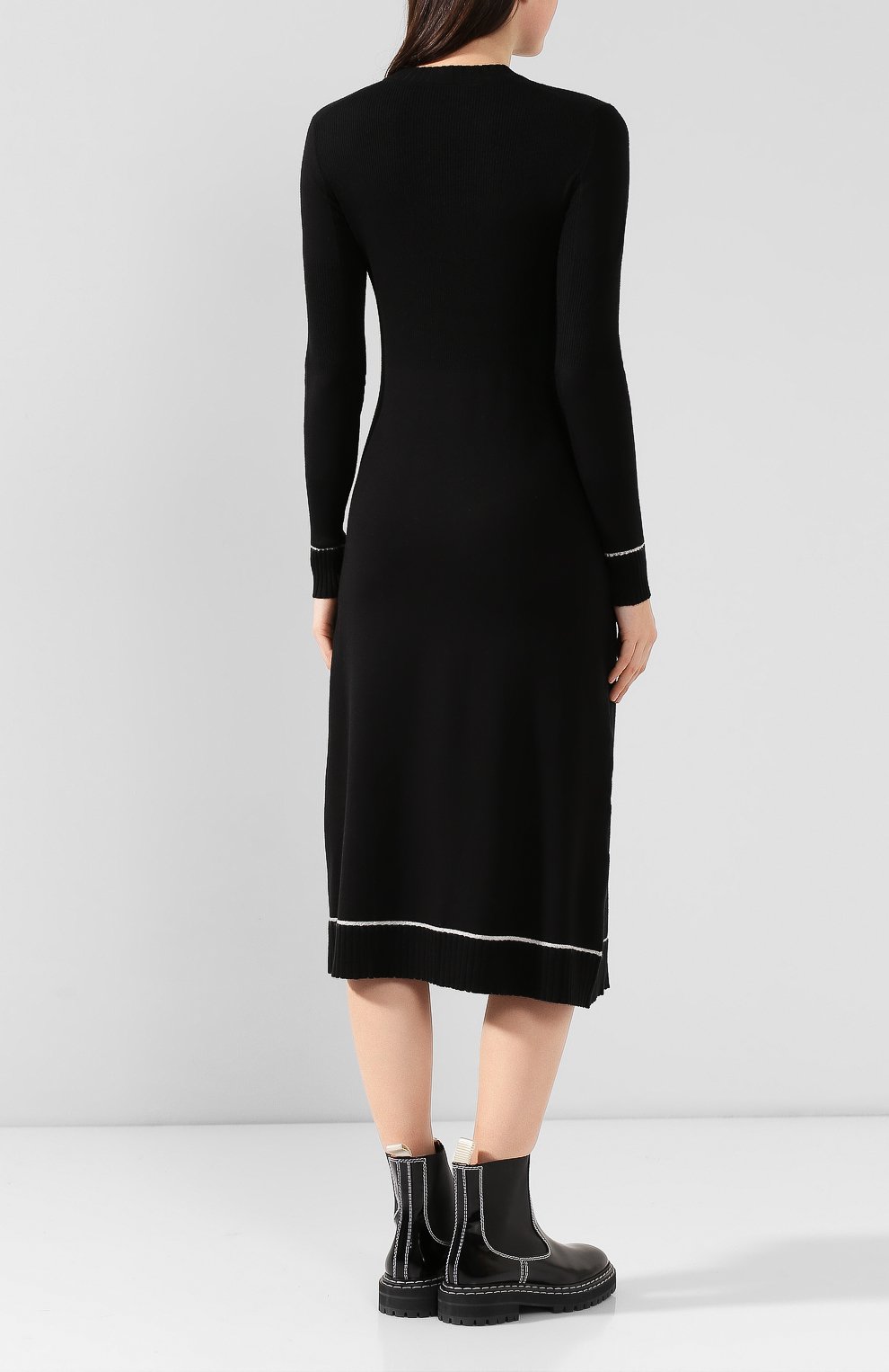 Платье из смеси шерсти и кашемира PROENZA SCHOULER, арт. R1937225-KK013, фото 4