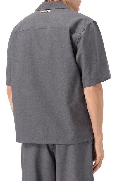 Шерстяная рубашка MARNI, арт. CUMU0213A5/TW839, фото 4