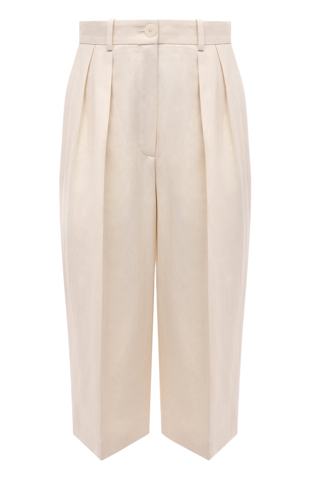 Шорты-бермуды из хлопка и льна THE ROW, арт. 5632W2042, фото 1