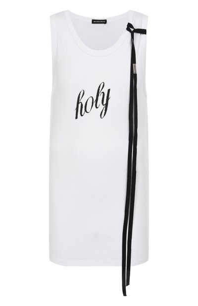 Мужская хлопковая майка ANN DEMEULEMEESTER, арт. C000-M-JT020-12-FA045-099