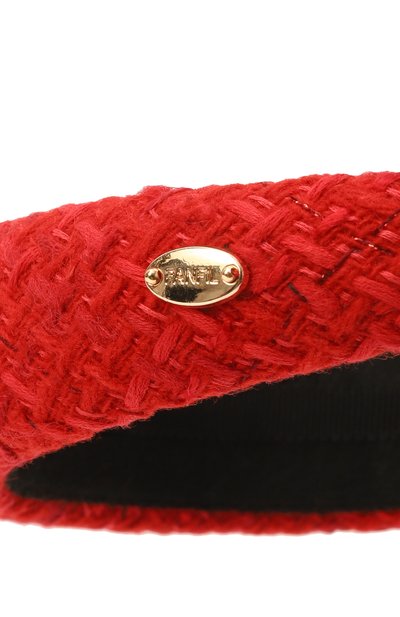 Ободок для волос PANFIL красного цвета по цене 12000 руб., арт. 5-TV-BND, фото 4 Ободок для волос PANFIL, арт. 5-TV-BND, фото 4