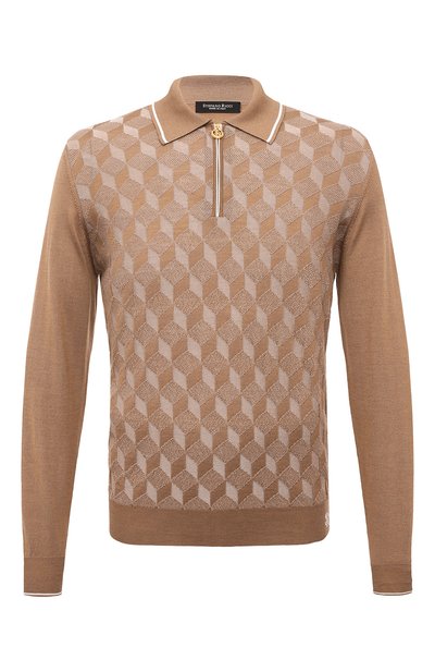 Мужская поло из шерсти и шелка STEFANO RICCI, арт. KE08001P30/E23371