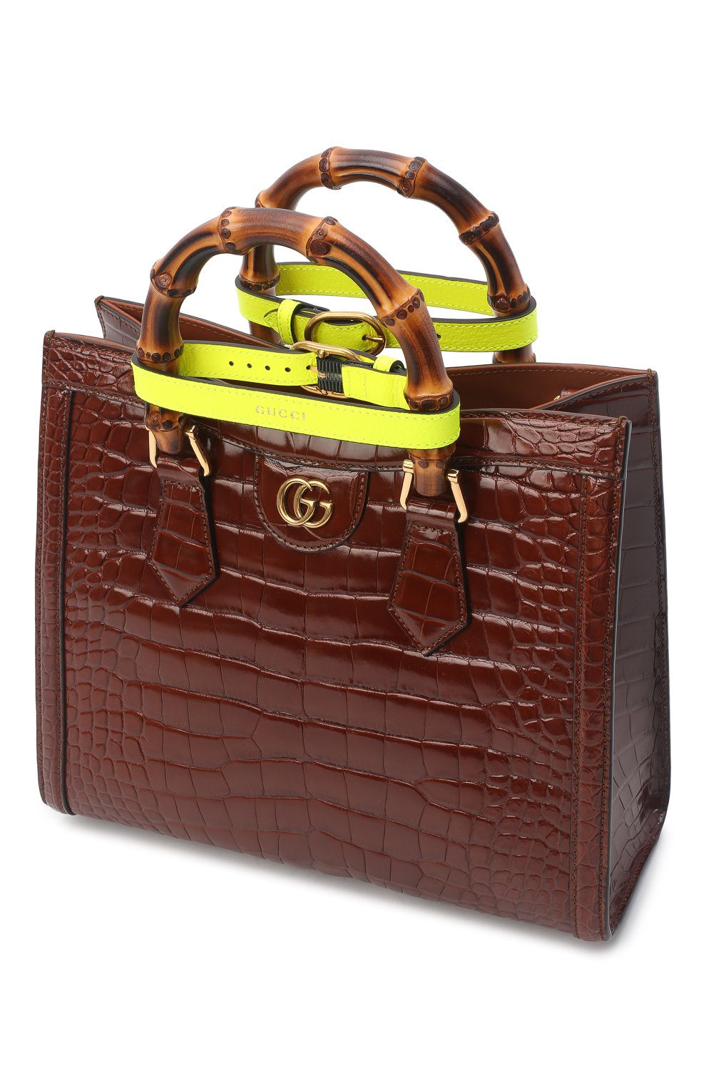 Сумка diana small из кожи аллигатора GUCCI, арт. 660195/EZINT/AMIS, фото 5