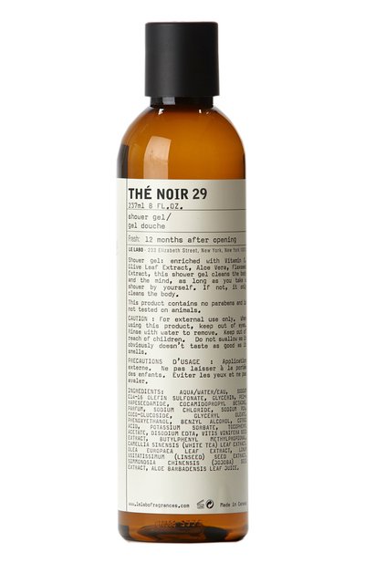 Гель для душа thé noir 29 (237ml) LE LABO, арт. 811901027894, фото 1