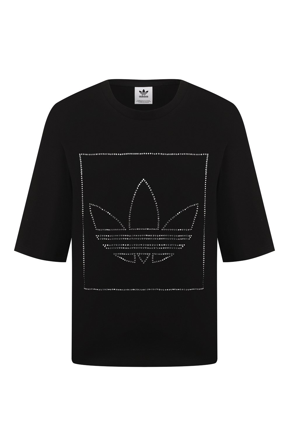  Хлопковая футболка ADIDAS ORIGINALS, арт. FM1912, фото 1