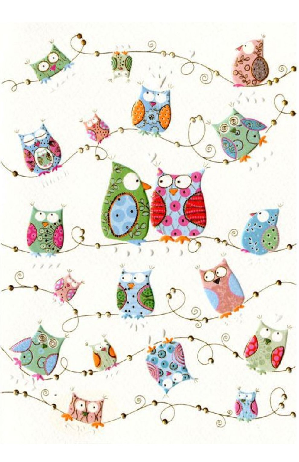 Открытка совы TURNOWSKY, арт. MO5837, фото 1
