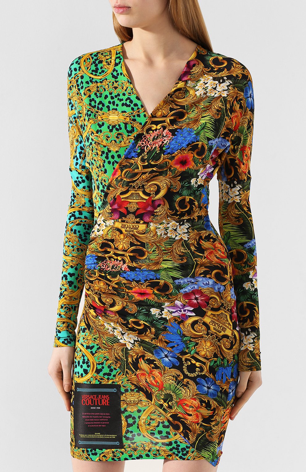 Платье из вискозы VERSACE JEANS COUTURE, арт. D2HVA413-VDP913/S0644, фото 3