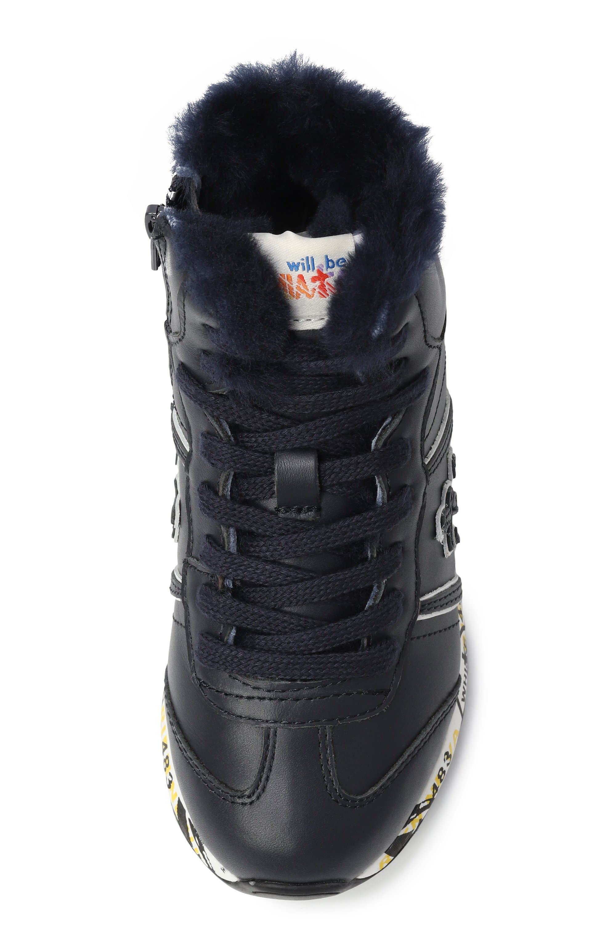 Кожаные кроссовки adam PREMIATA WILL BE темно-синего цвета по цене 27150 руб., арт. 19M88888/ADAM M/27-35, фото 4 Кожаные кроссовки adam PREMIATA WILL BE, арт. 19M88888/ADAM M/27-35, фото 4