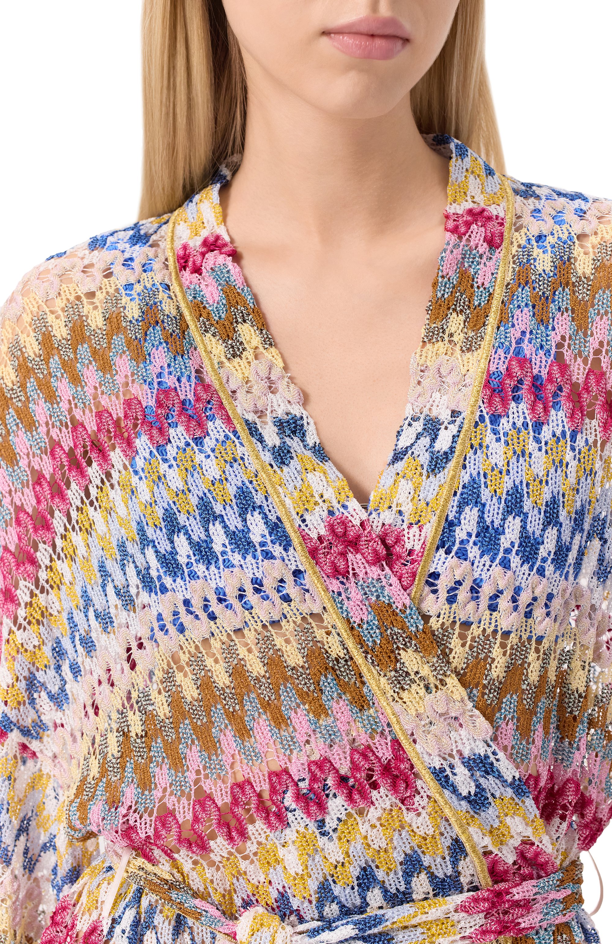 Туника из вискозы MISSONI разноцветного цвета по цене 95050 руб., арт. MS25SQ15/BR0000, фото 5 Туника из вискозы MISSONI, арт. MS25SQ15/BR0000, фото 5