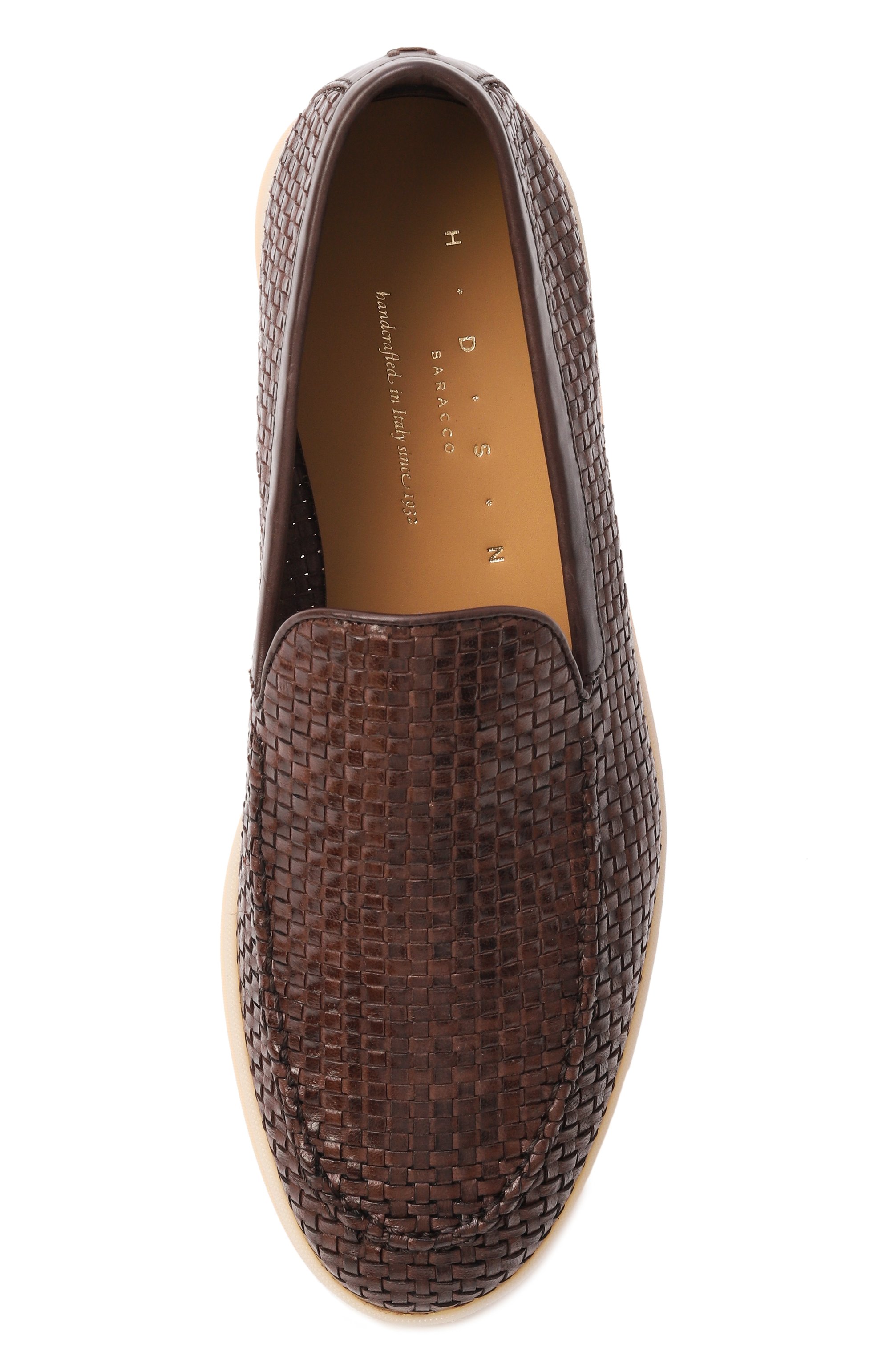 Кожаные лоферы H`D`S`N BARACCO, арт. TANGERI.1*/INTRECCI0 SAHARA, фото 6