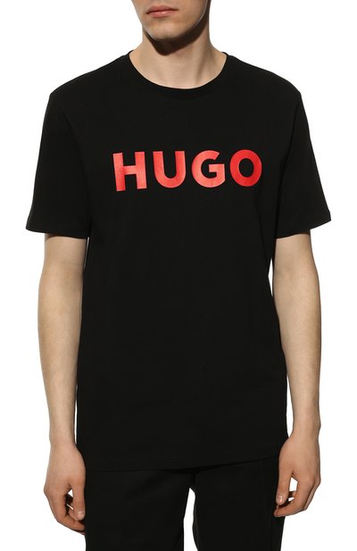Хлопковая футболка HUGO, арт. 50467556, фото 3