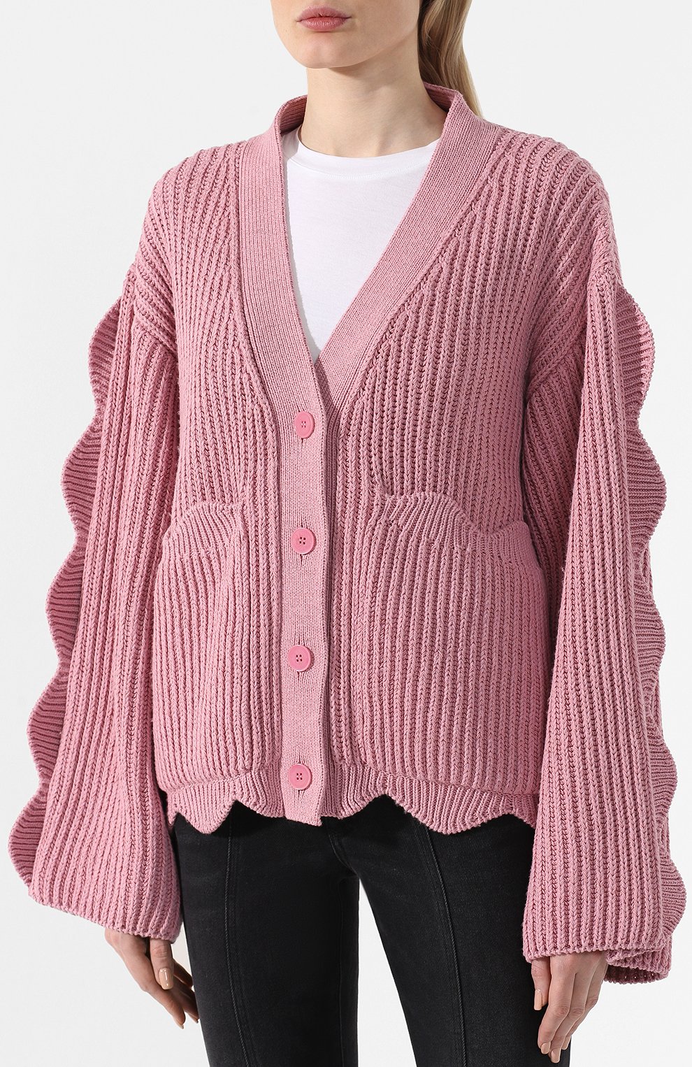 Кардиган из смеси хлопка и шерсти STELLA MCCARTNEY, арт. 552825/S1971, фото 3