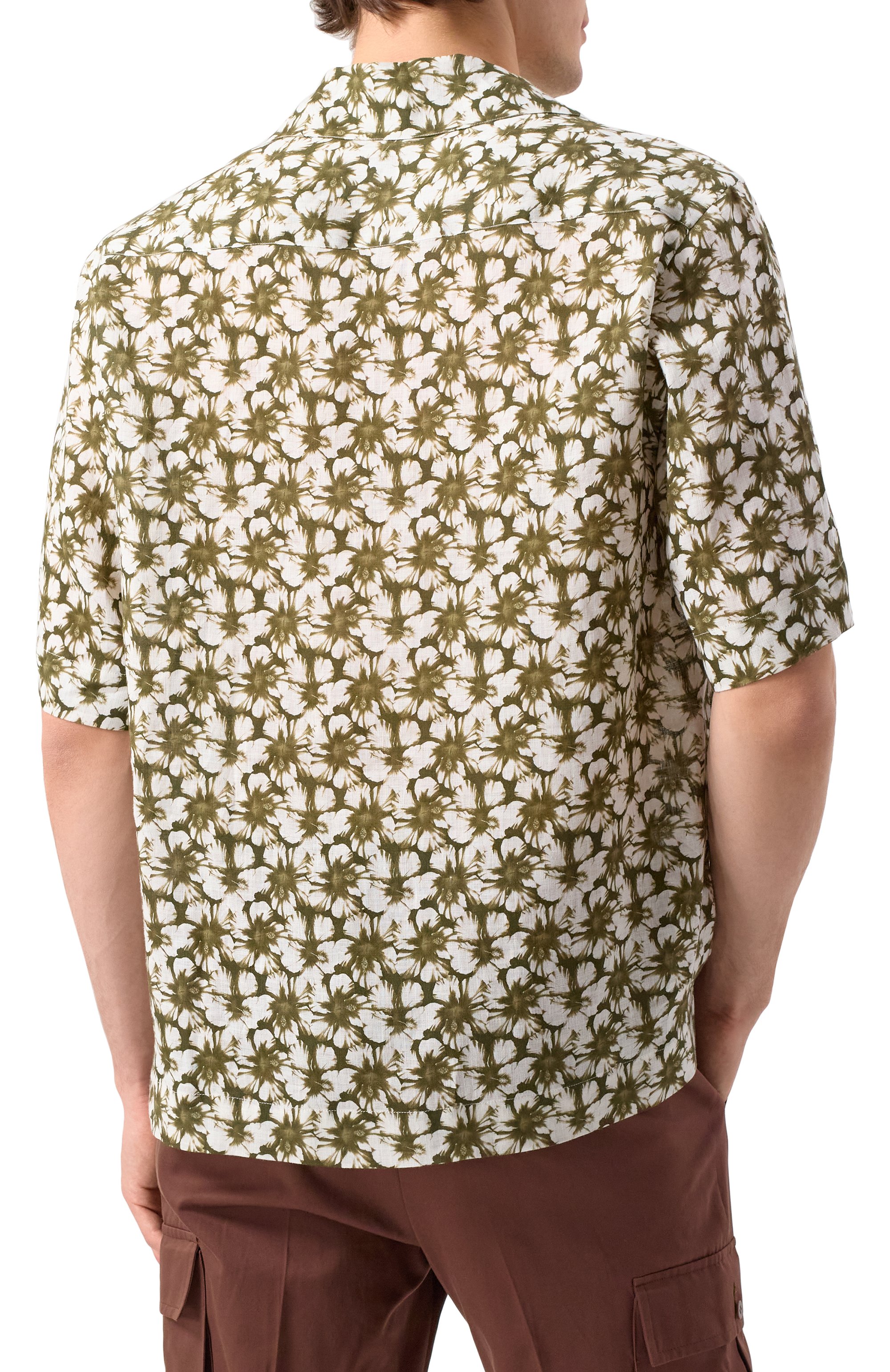 Льняная рубашка KITON, арт. UMC028H0924703, фото 4