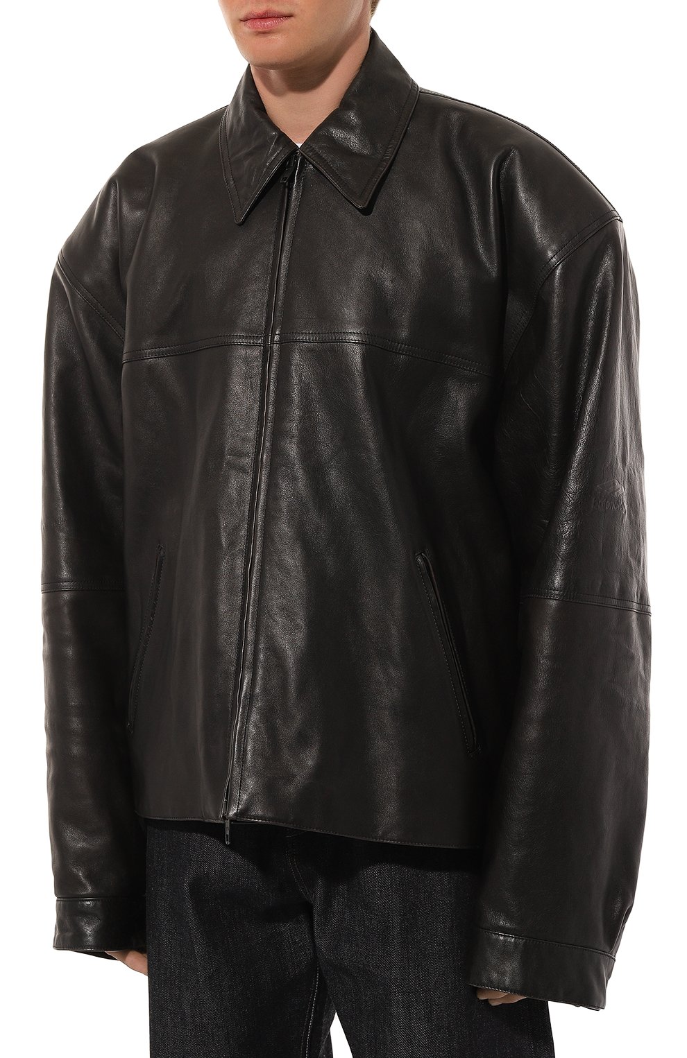 Кожаная куртка BALENCIAGA, арт. 773411/TPS02, фото 3