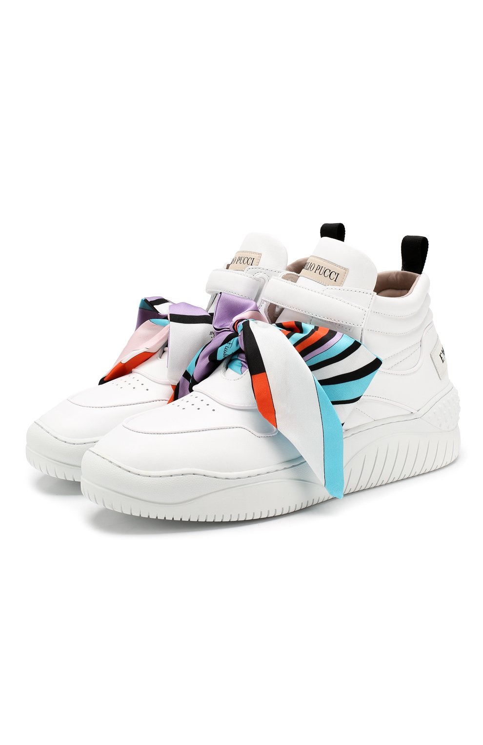 Кожаные кеды EMILIO PUCCI, арт. 9HCE95/9HX02, фото 1