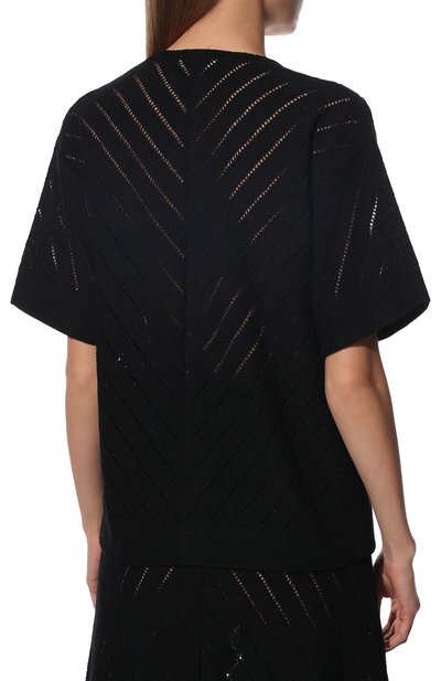 Топ JIL SANDER черного цвета по цене 103500 руб., арт. JSPU754056-WUY25408, фото 4 Топ JIL SANDER, арт. JSPU754056-WUY25408, фото 4