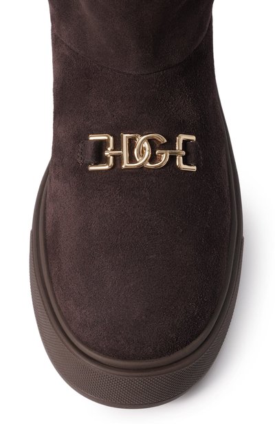 Замшевые сапоги DOLCE & GABBANA, арт. D11449/A3M56, фото 4