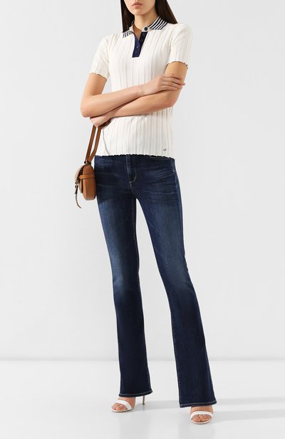 Расклешенные джинсы с потертостями CITIZENS OF HUMANITY, арт. 1589-372, фото 2