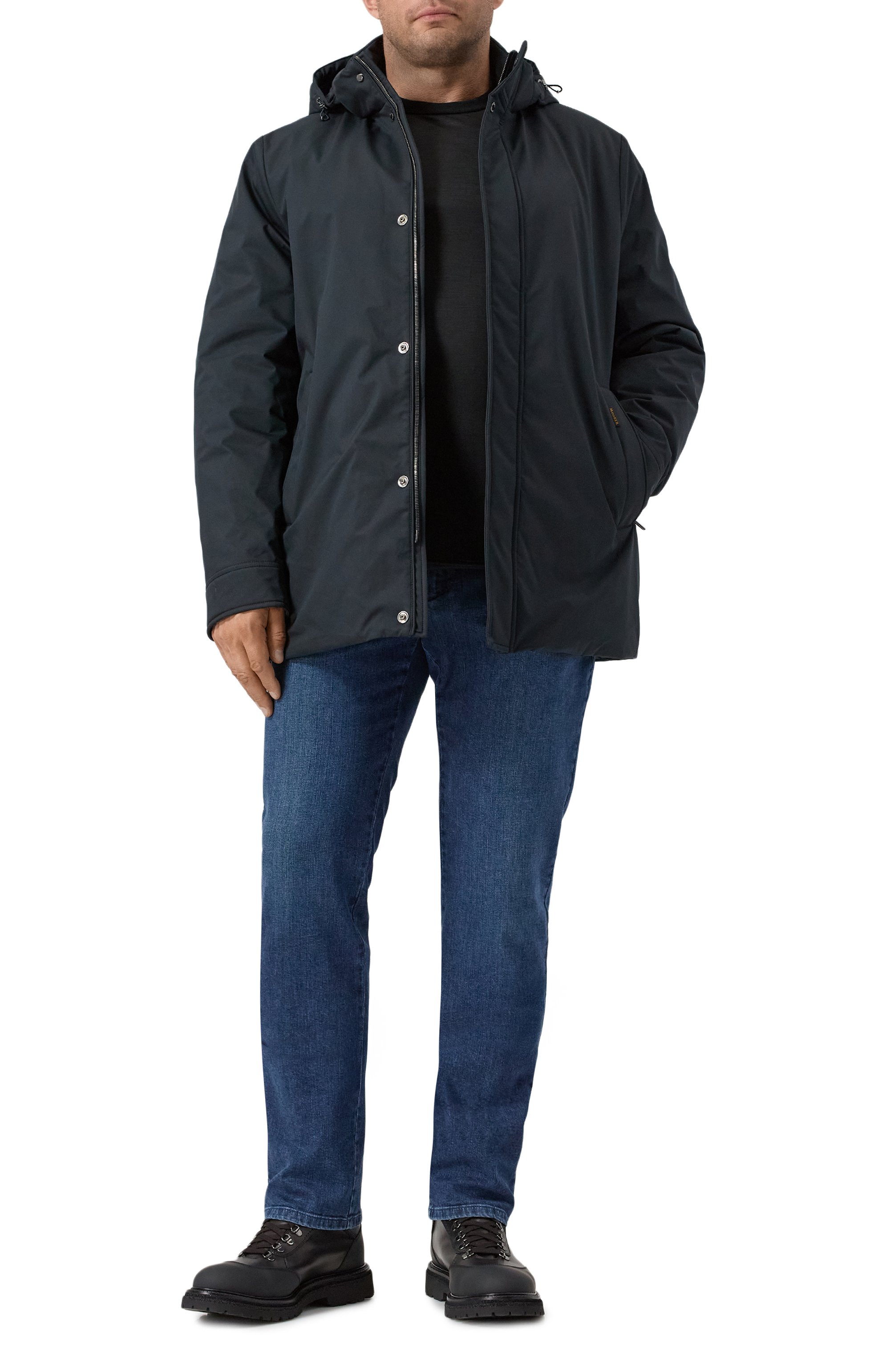 Утепленная куртка petrini-ads MOORER темно-синего цвета по цене 198500 руб., арт. PETRINI/ADS/60-68, фото 2 Утепленная куртка petrini-ads MOORER, арт. PETRINI/ADS/60-68, фото 2