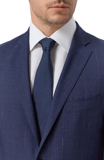 Мужской шелковый галстук ZILLI, арт. CRAV02M0600VBIE00