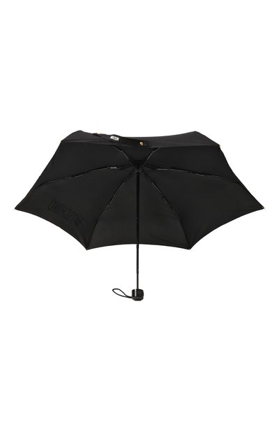 Складной зонт MOSCHINO черного цвета по цене 8580 руб., арт. 8985 SUPERMINI, фото 3 Складной зонт MOSCHINO, арт. 8985 SUPERMINI, фото 3