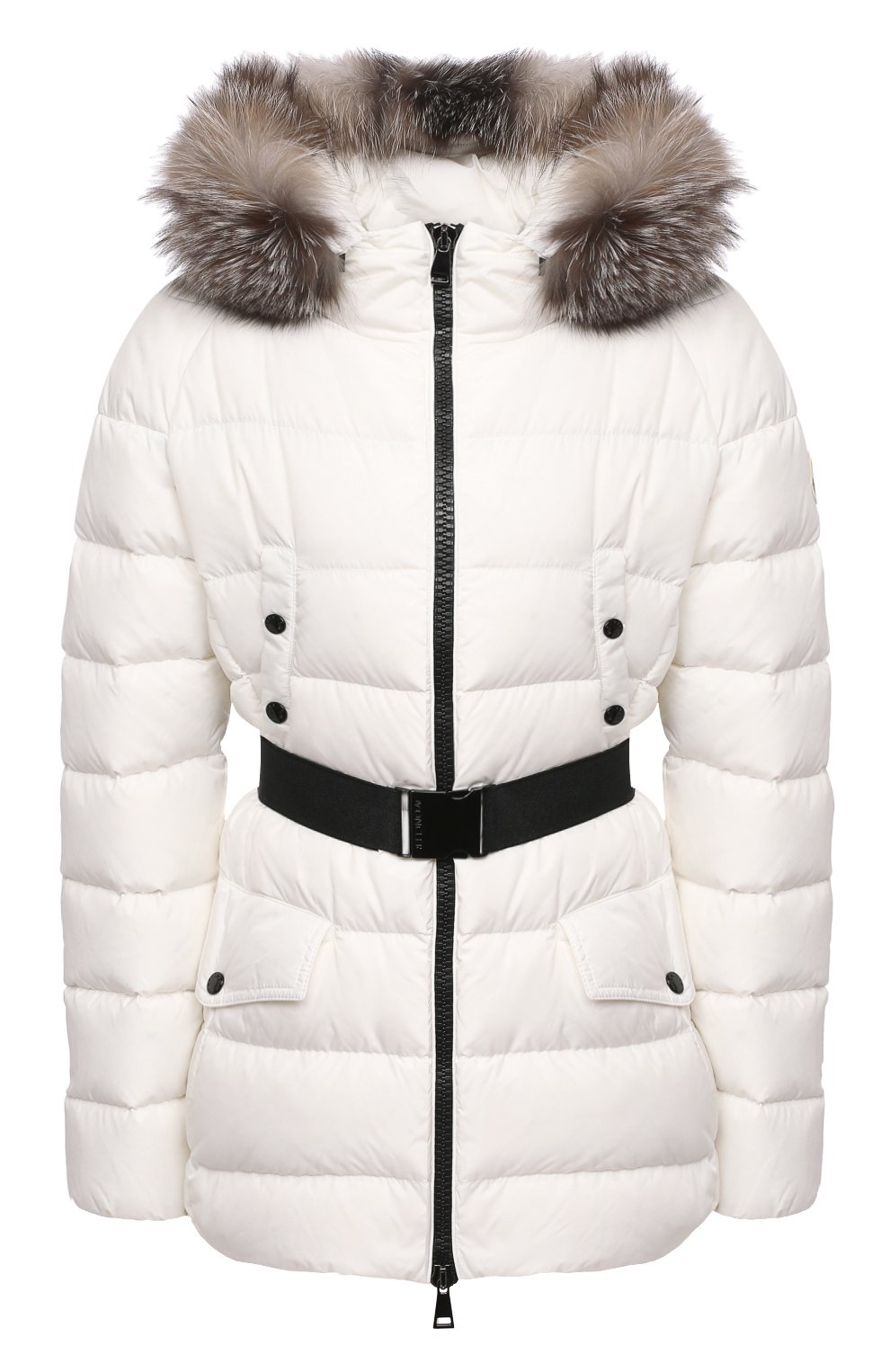 Пуховик MONCLER белого цвета по цене 196500 руб., арт. F2-093-1B540-02-C0059, фото 1 Пуховик MONCLER, арт. F2-093-1B540-02-C0059, фото 1