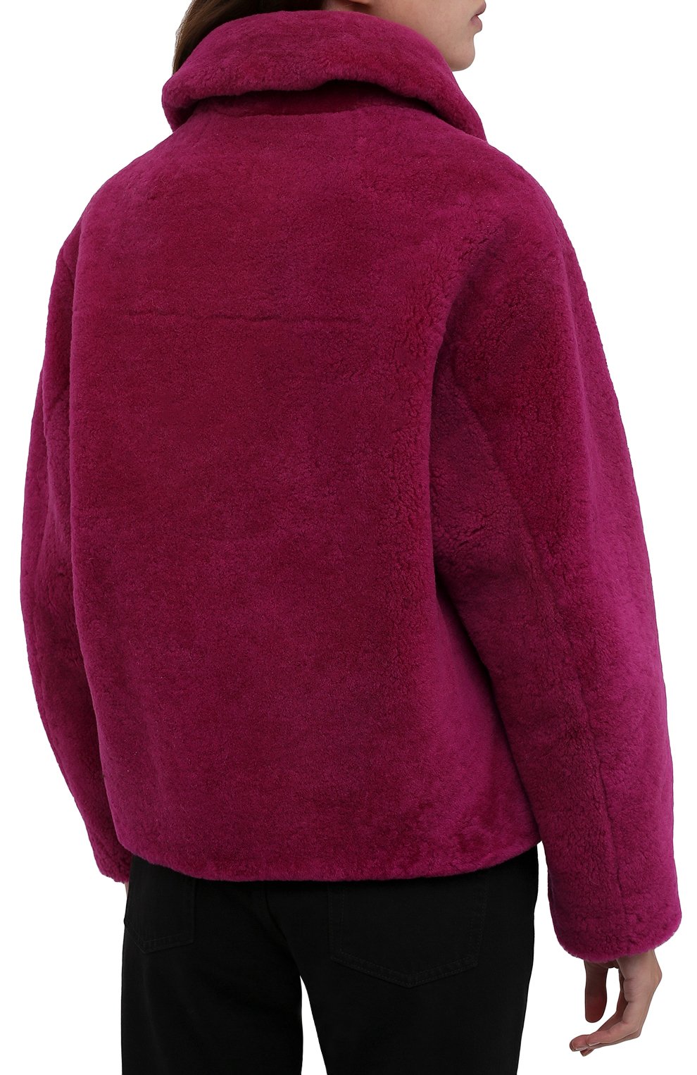 Шуба из овчины METEO YVES SALOMON, арт. 22WMV60055MERC, фото 4