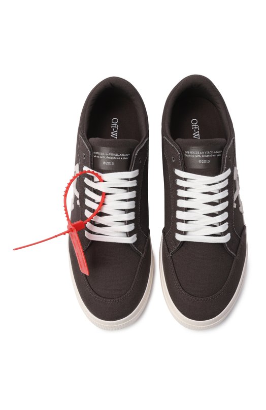 Текстильные кеды Vulc Off-White 0MIA293S26FAB001 Коричневый  0MIA293S26FAB001 Фото 5