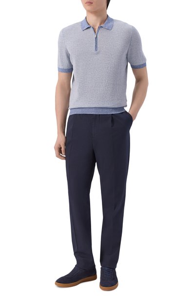 Поло изо льна и хлопка GRAN SASSO, арт. 57172/18647, фото 2