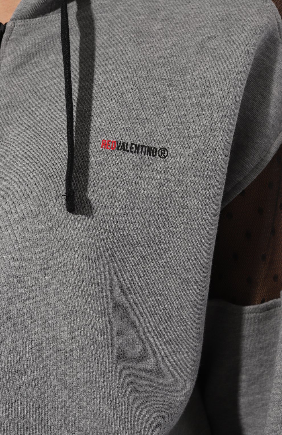 Хлопковая толстовка REDVALENTINO, арт. 1R3MF10L/6L2, фото 5